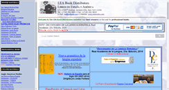 Desktop Screenshot of leabooks.com