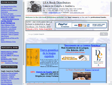 Tablet Screenshot of leabooks.com